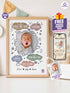 Personalized Baby “I Am” Cloud Poster – Christian Nursery Wall Art with Custom Photo & Bible Verses